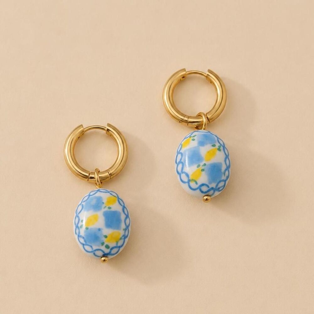 Lemon earrings D63
